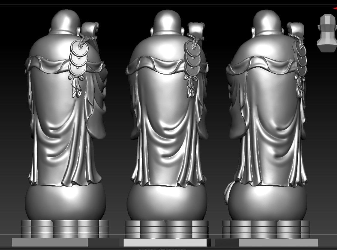 Collection of 50 Maitreya Buddha models 3D print model_18