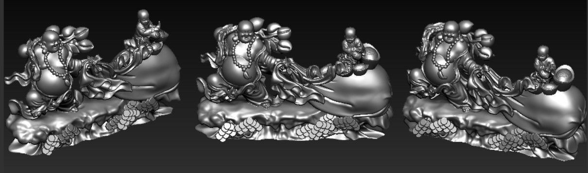 Collection of 50 Maitreya Buddha models 3D print model_8