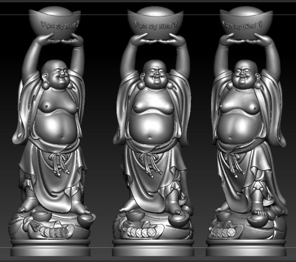 Collection of 50 Maitreya Buddha models 3D print model_124