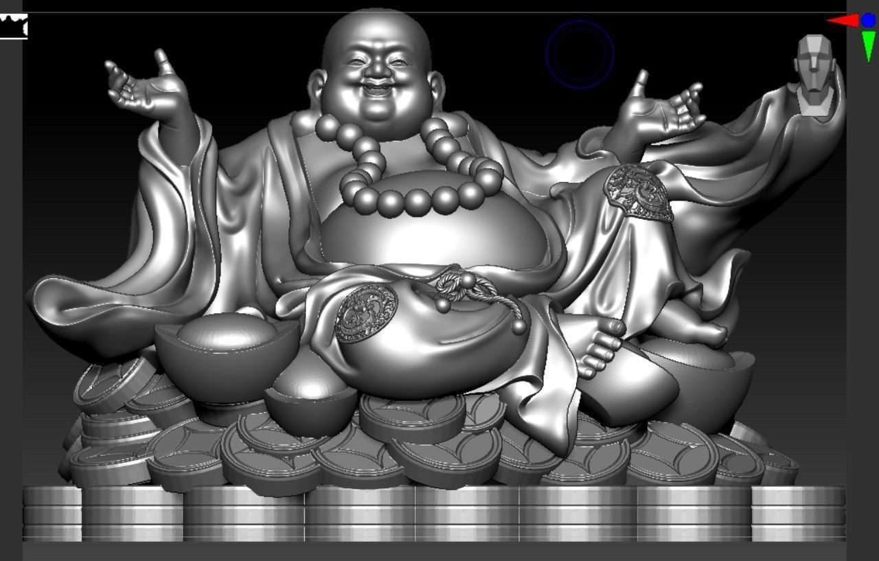 Collection of 50 Maitreya Buddha models 3D print model_40