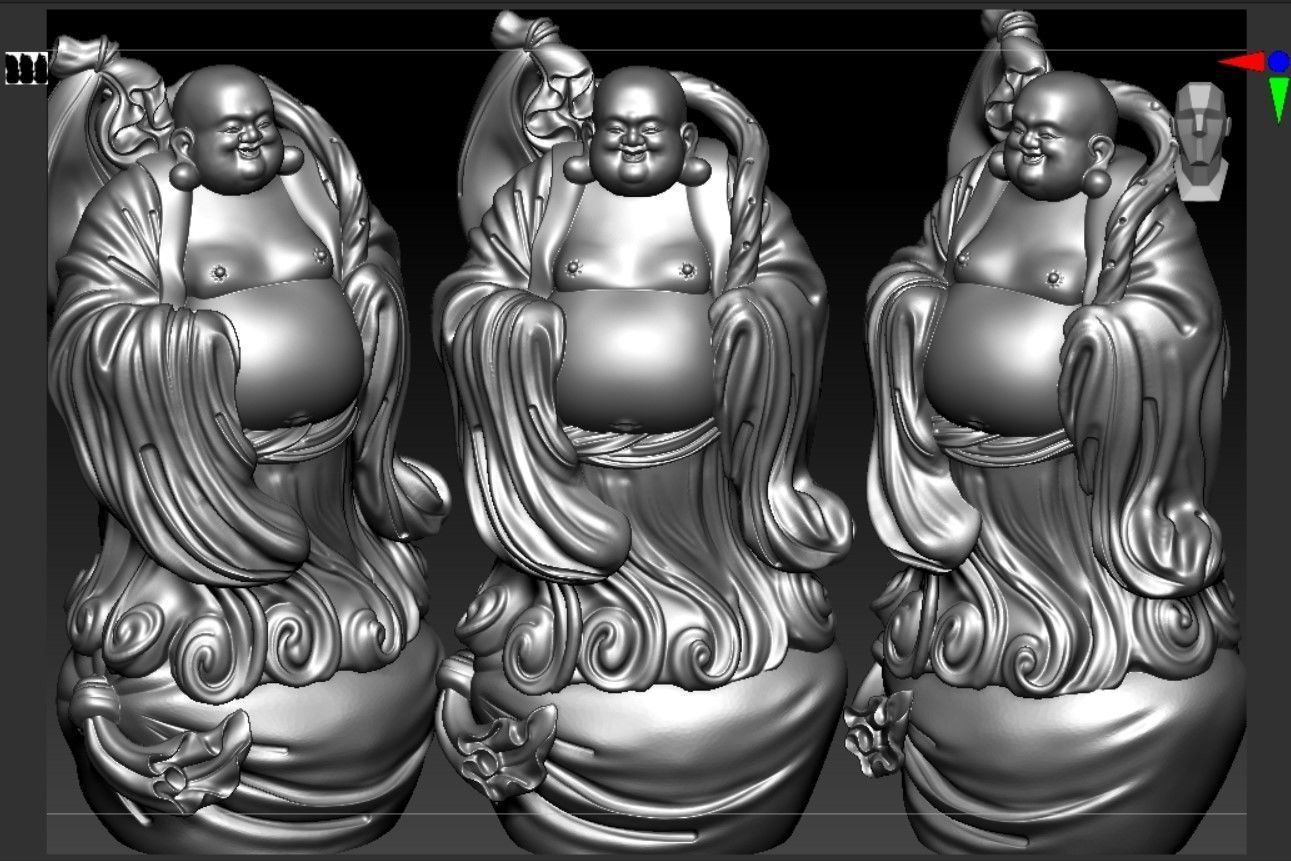 Collection of 50 Maitreya Buddha models 3D print model_128