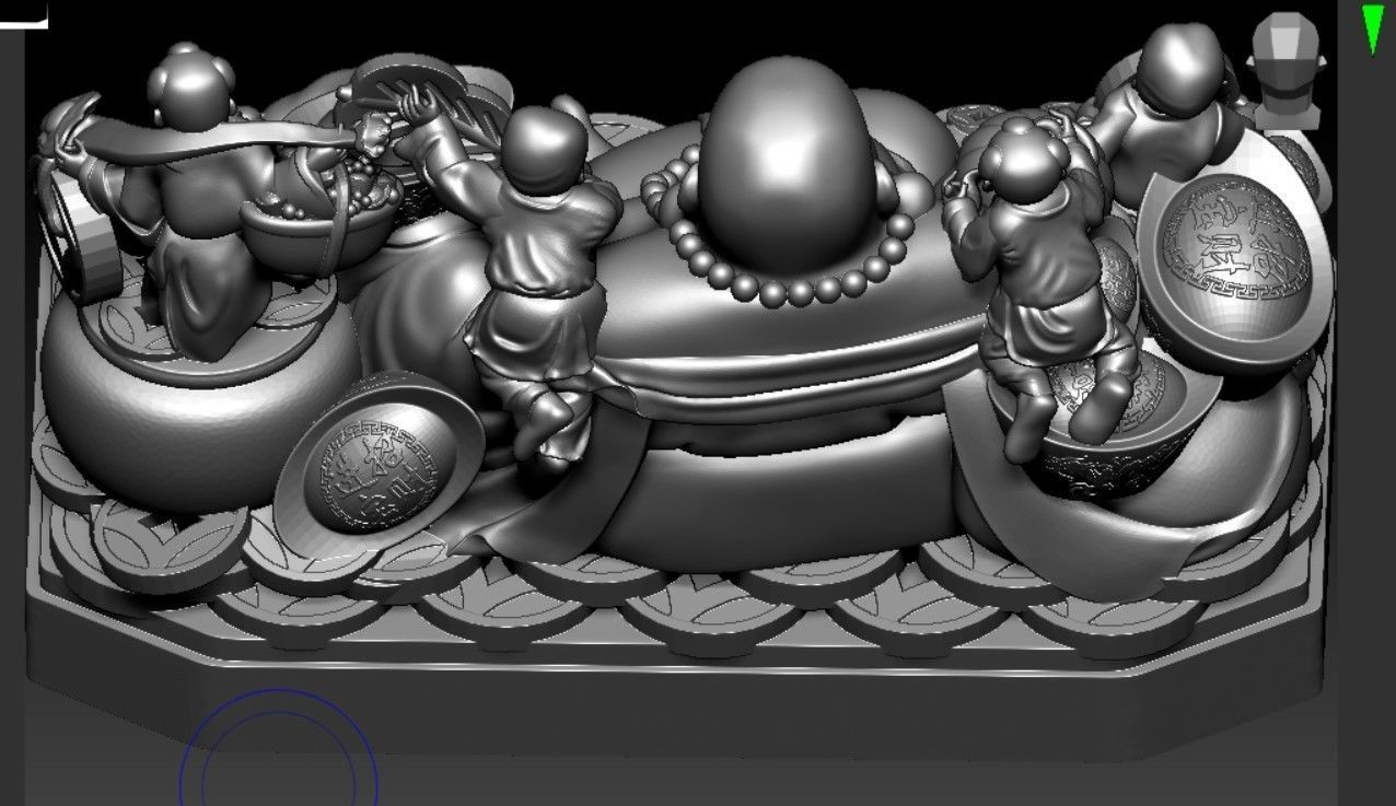 Collection of 50 Maitreya Buddha models 3D print model_64