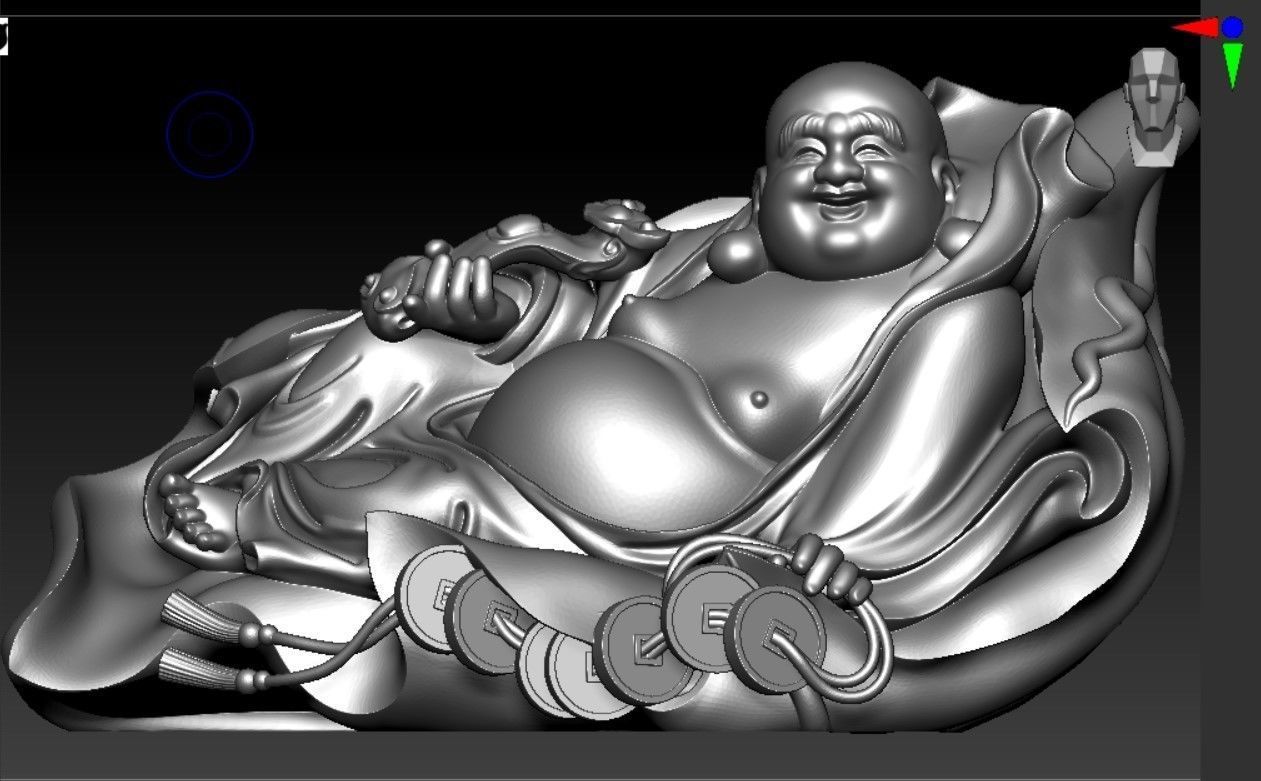 Collection of 50 Maitreya Buddha models 3D print model_22