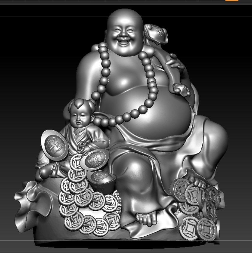 Collection of 50 Maitreya Buddha models 3D print model_120