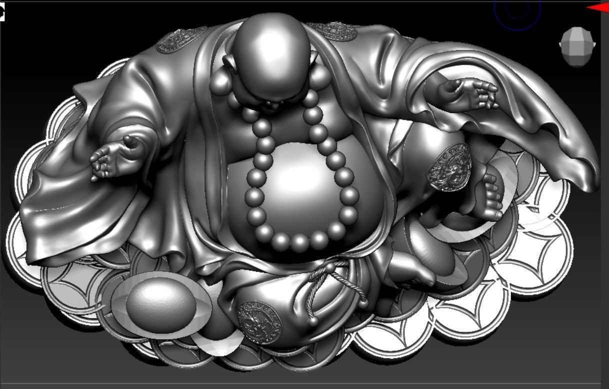 Collection of 50 Maitreya Buddha models 3D print model_42