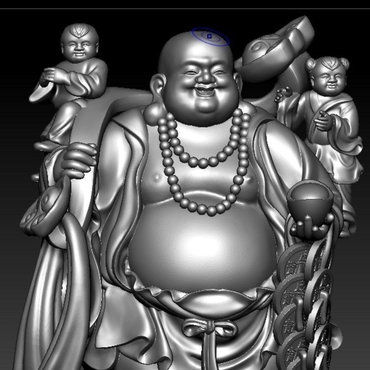 Collection of 50 Maitreya Buddha models 3D print model_106