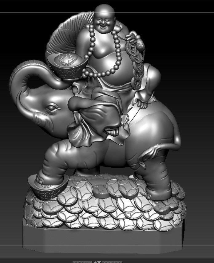 Collection of 50 Maitreya Buddha models 3D print model_115