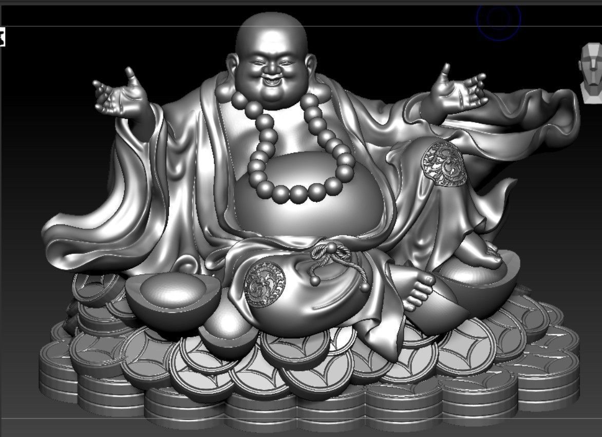 Collection of 50 Maitreya Buddha models 3D print model_41