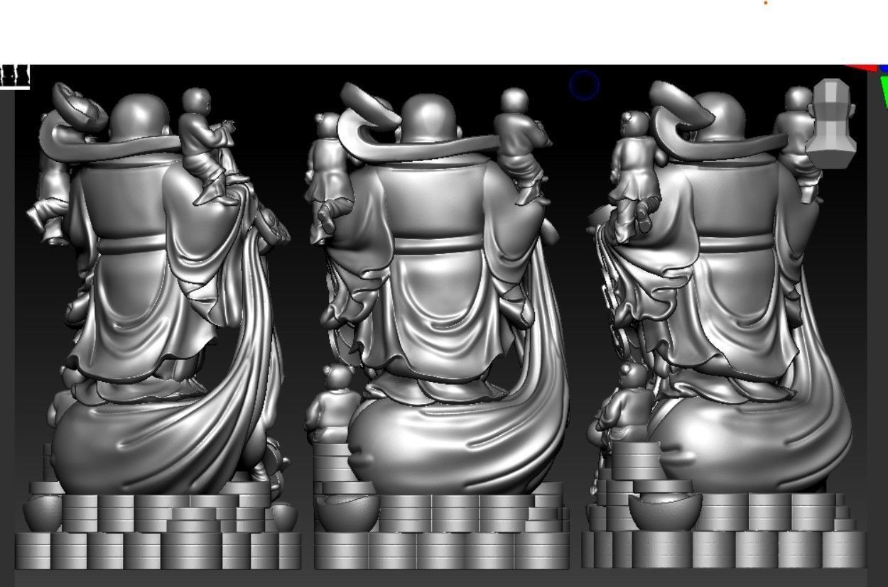 Collection of 50 Maitreya Buddha models 3D print model_103