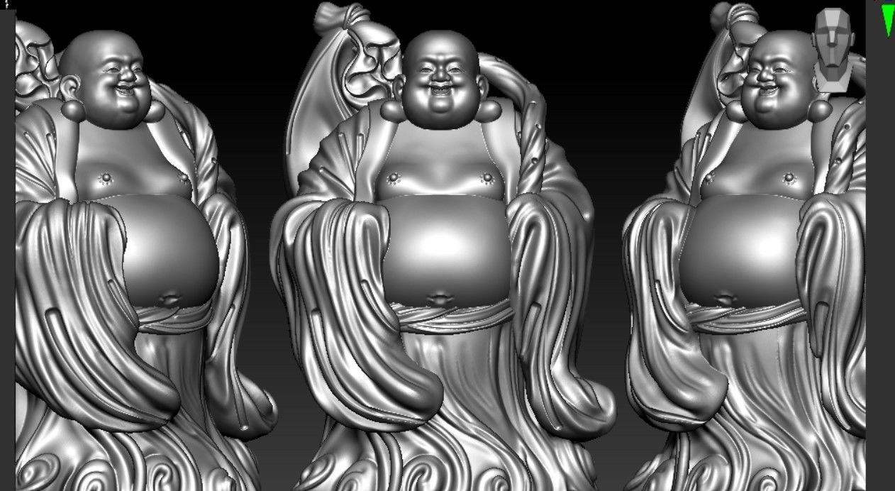 Collection of 50 Maitreya Buddha models 3D print model_130
