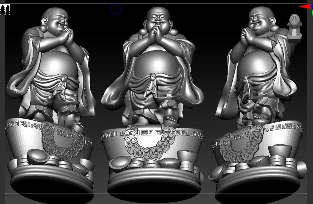 Collection of 50 Maitreya Buddha models 3D print model_92