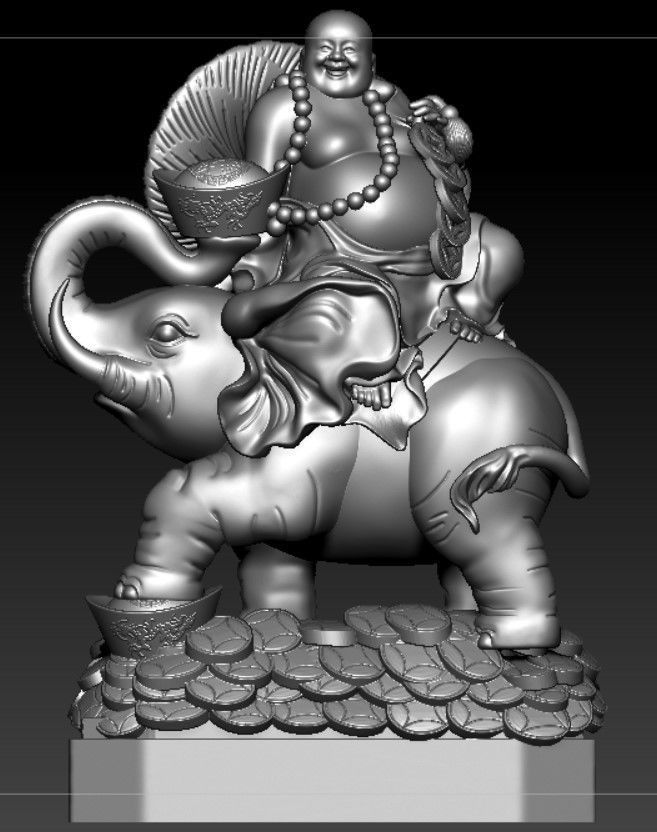 Collection of 50 Maitreya Buddha models 3D print model_114