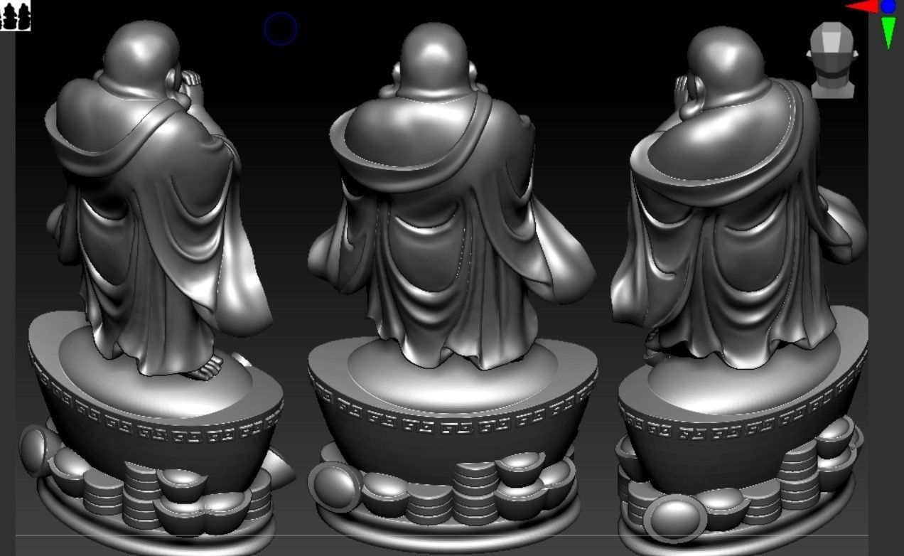 Collection of 50 Maitreya Buddha models 3D print model_91