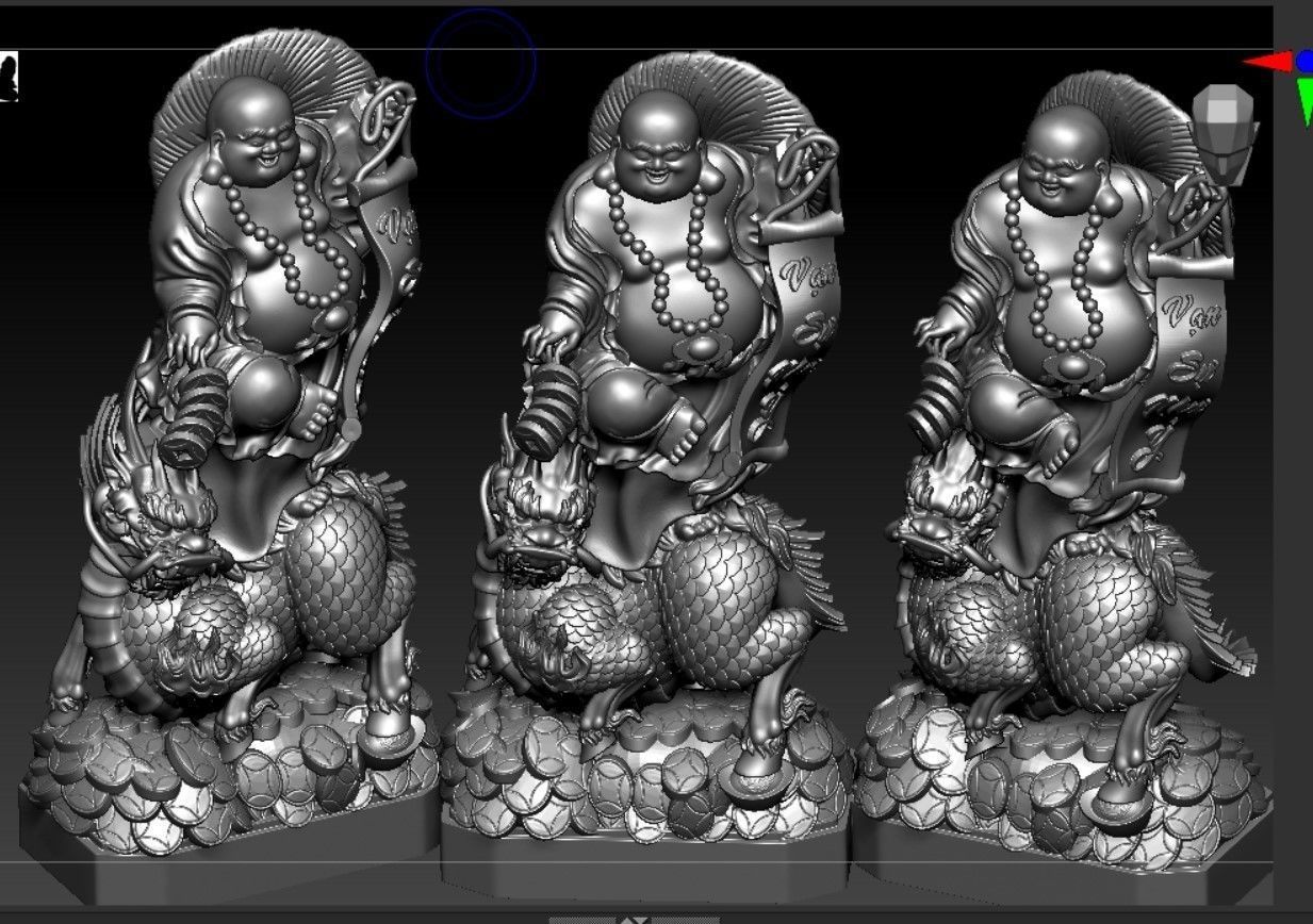 Collection of 50 Maitreya Buddha models 3D print model_51