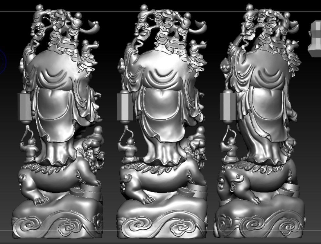 Collection of 50 Maitreya Buddha models 3D print model_83