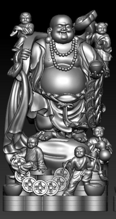 Collection of 50 Maitreya Buddha models 3D print model_105