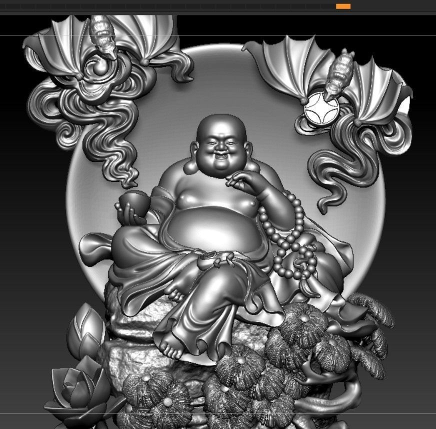 Collection of 50 Maitreya Buddha models 3D print model_98