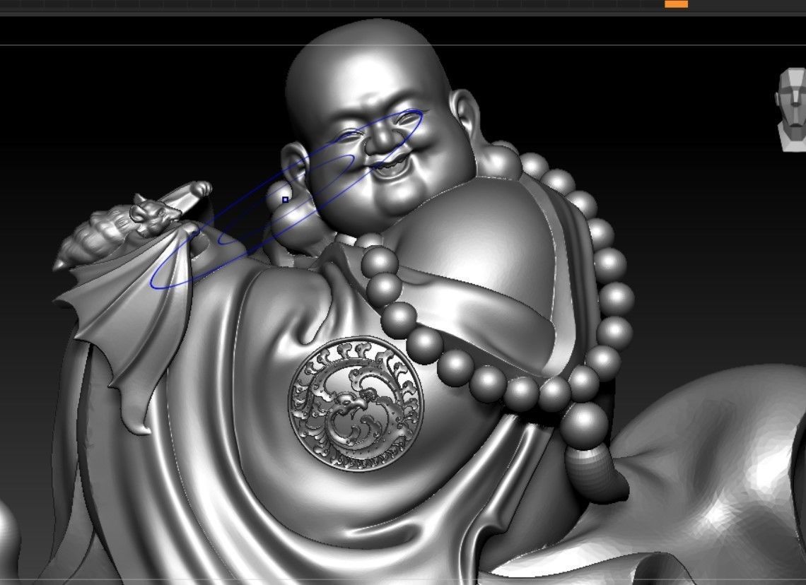 Collection of 50 Maitreya Buddha models 3D print model_79