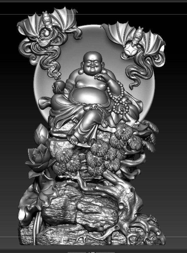 Collection of 50 Maitreya Buddha models 3D print model_94