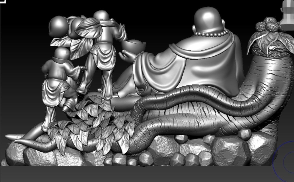 Collection of 50 Maitreya Buddha models 3D print model_57