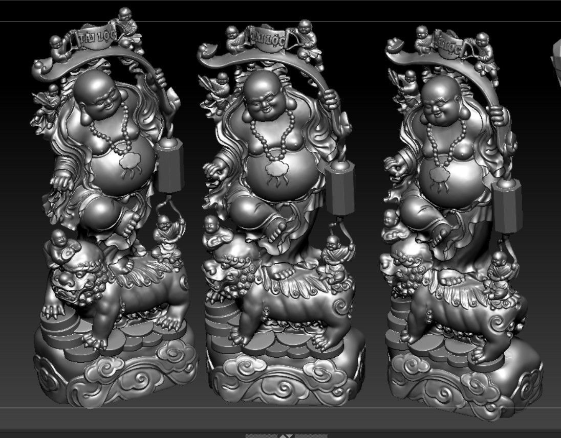 Collection of 50 Maitreya Buddha models 3D print model_84
