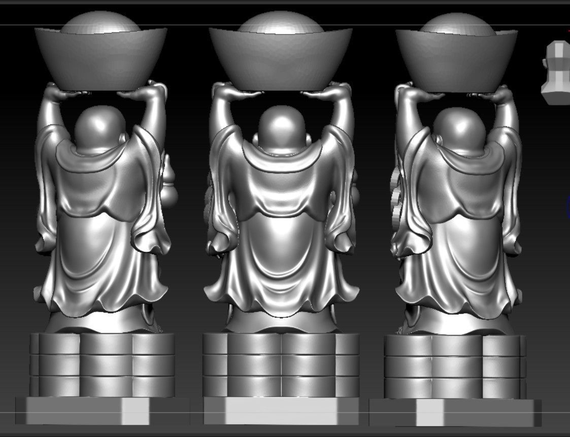 Collection of 50 Maitreya Buddha models 3D print model_15