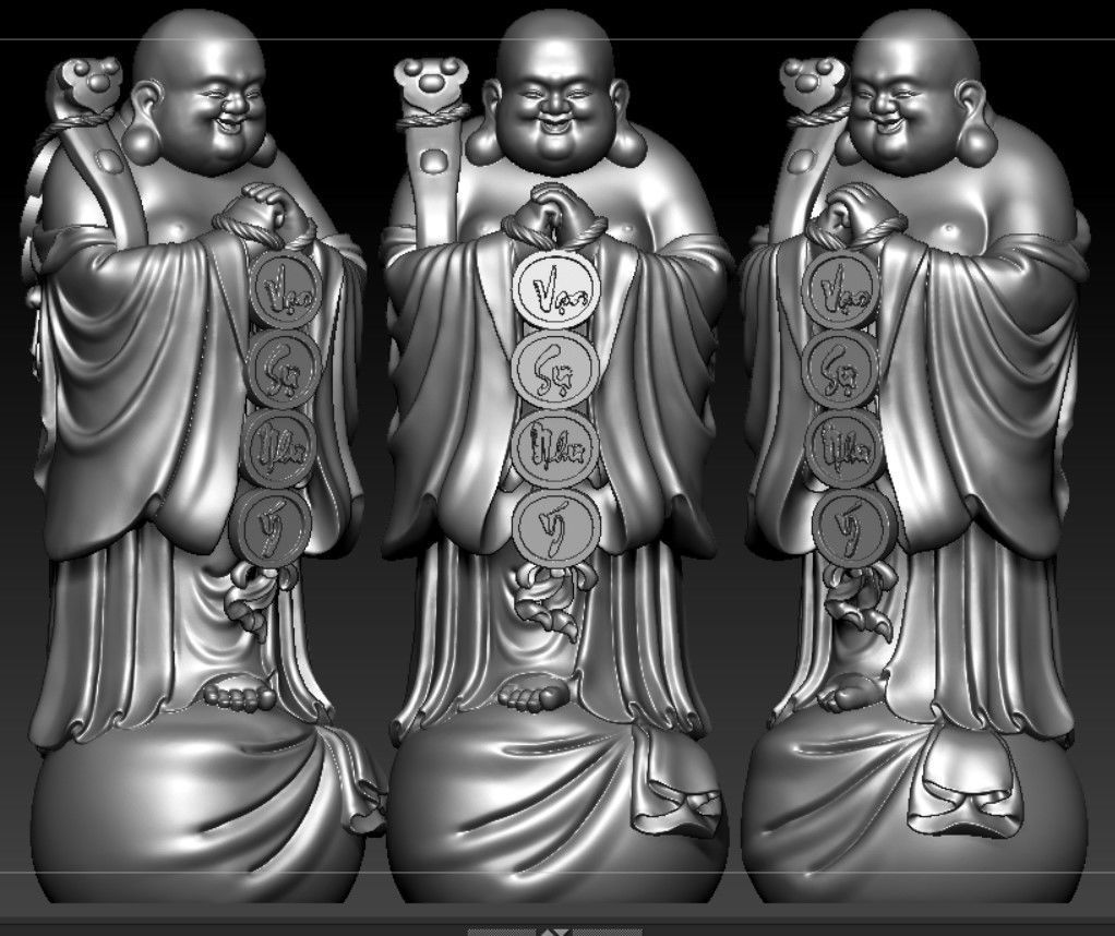 Collection of 50 Maitreya Buddha models 3D print model_69