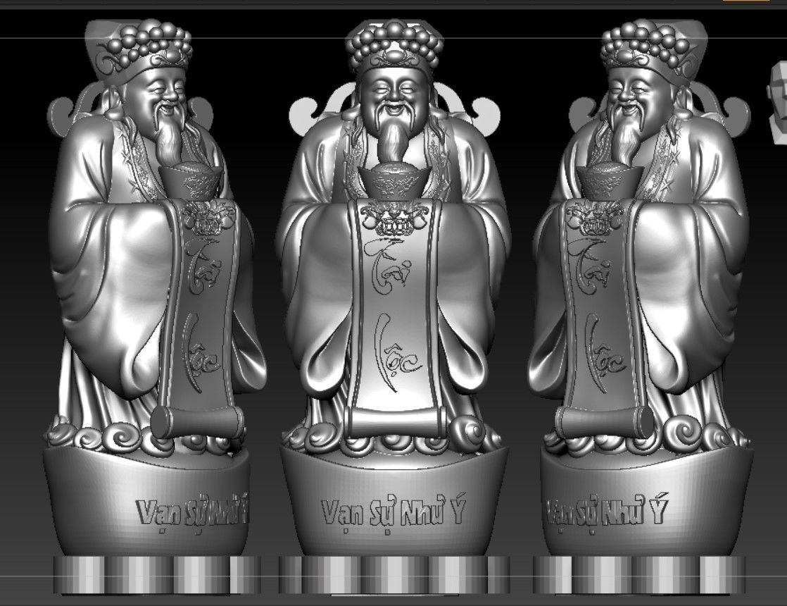 Collection of 50 Maitreya Buddha models 3D print model_5