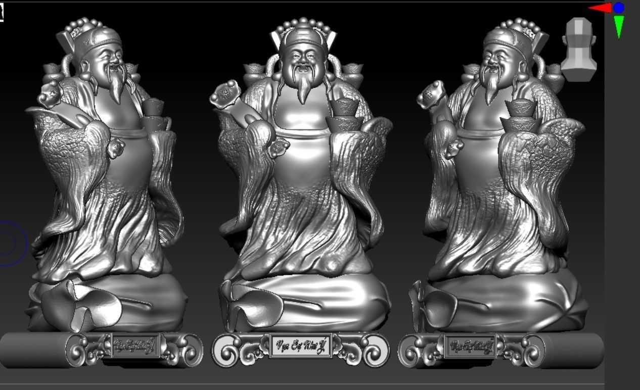 Collection of 50 Maitreya Buddha models 3D print model_2