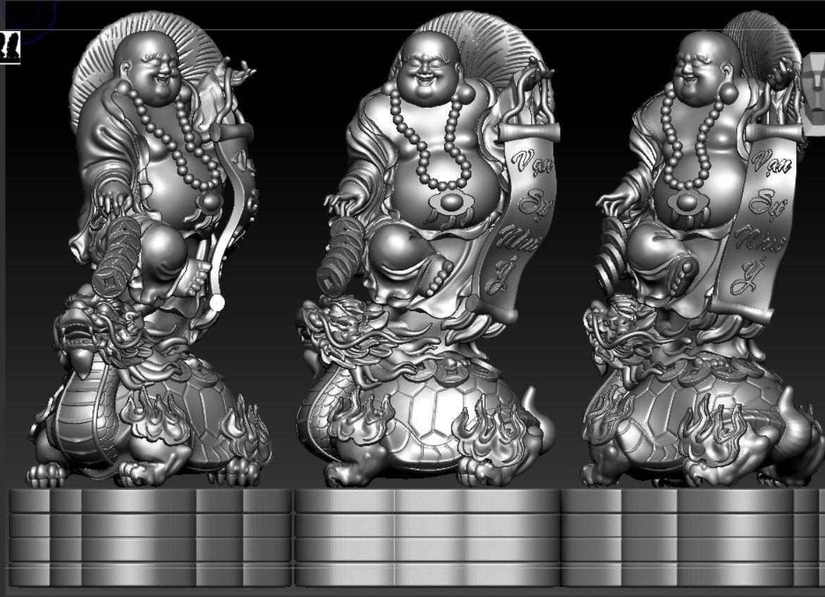 Collection of 50 Maitreya Buddha models 3D print model_60