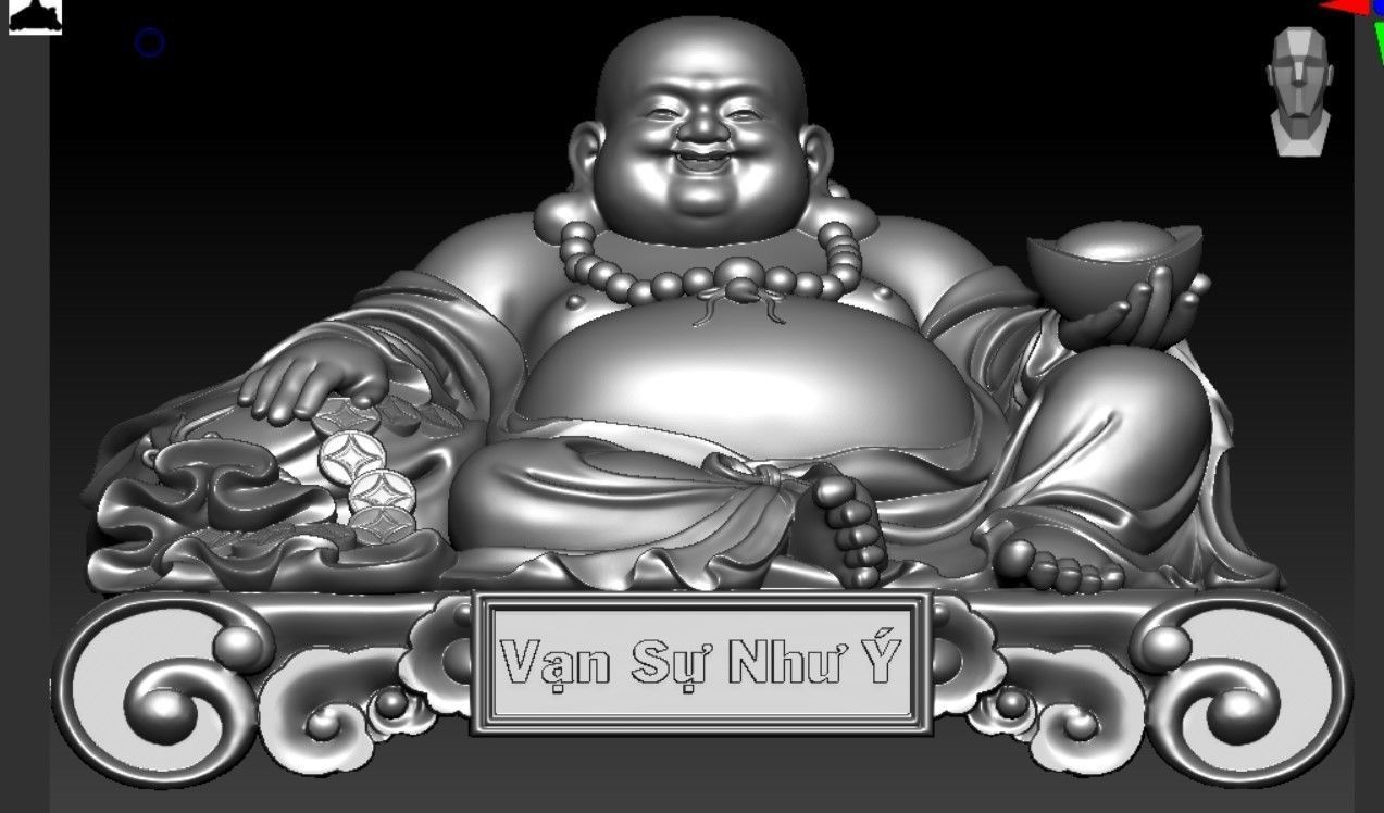 Collection of 50 Maitreya Buddha models 3D print model_28