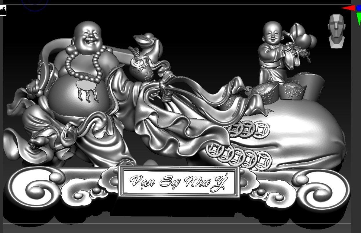 Collection of 50 Maitreya Buddha models 3D print model_32