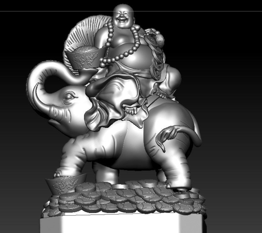 Collection of 50 Maitreya Buddha models 3D print model_116