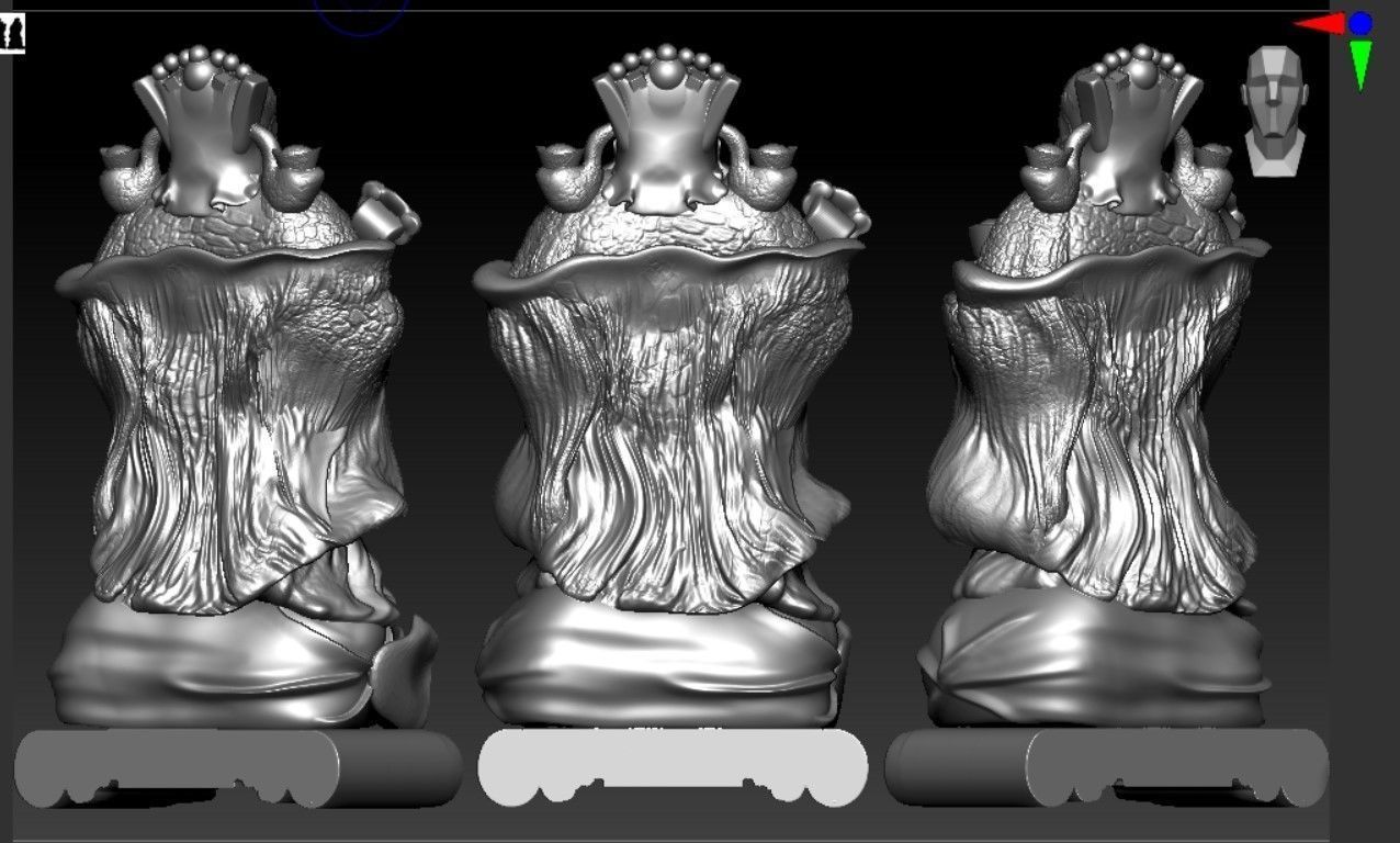 Collection of 50 Maitreya Buddha models 3D print model_3