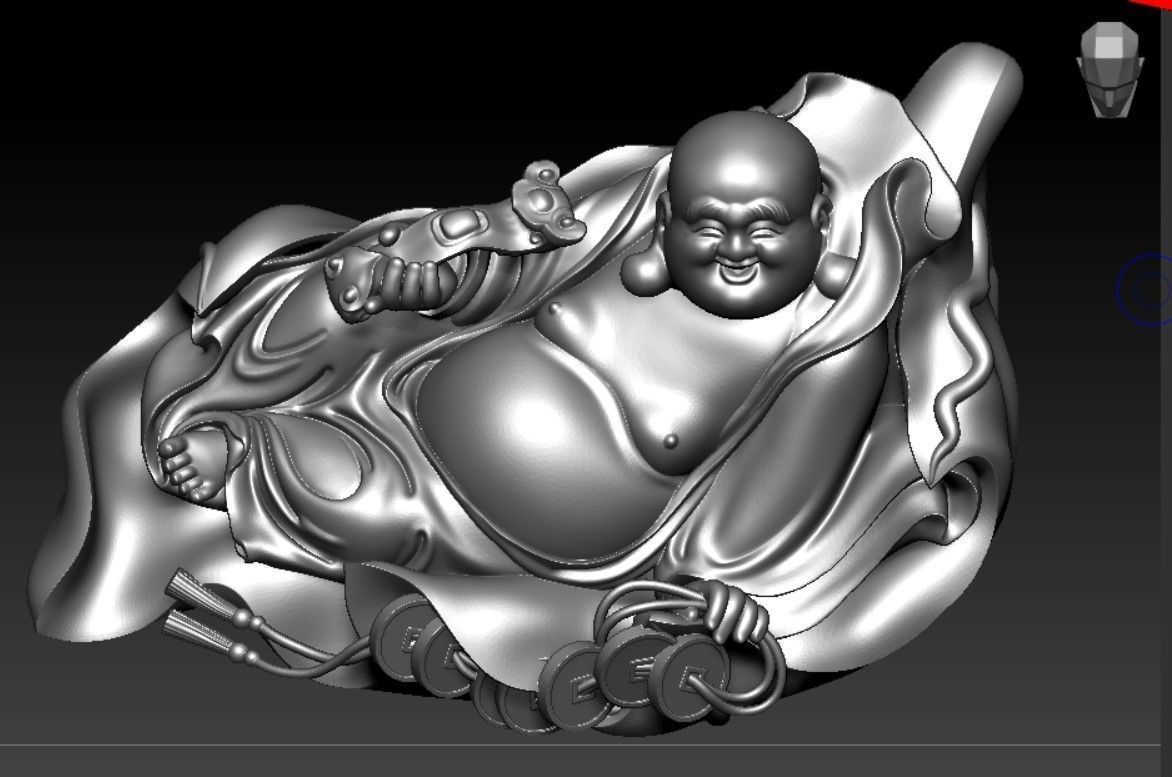 Collection of 50 Maitreya Buddha models 3D print model_23