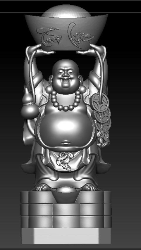 Collection of 50 Maitreya Buddha models 3D print model_13