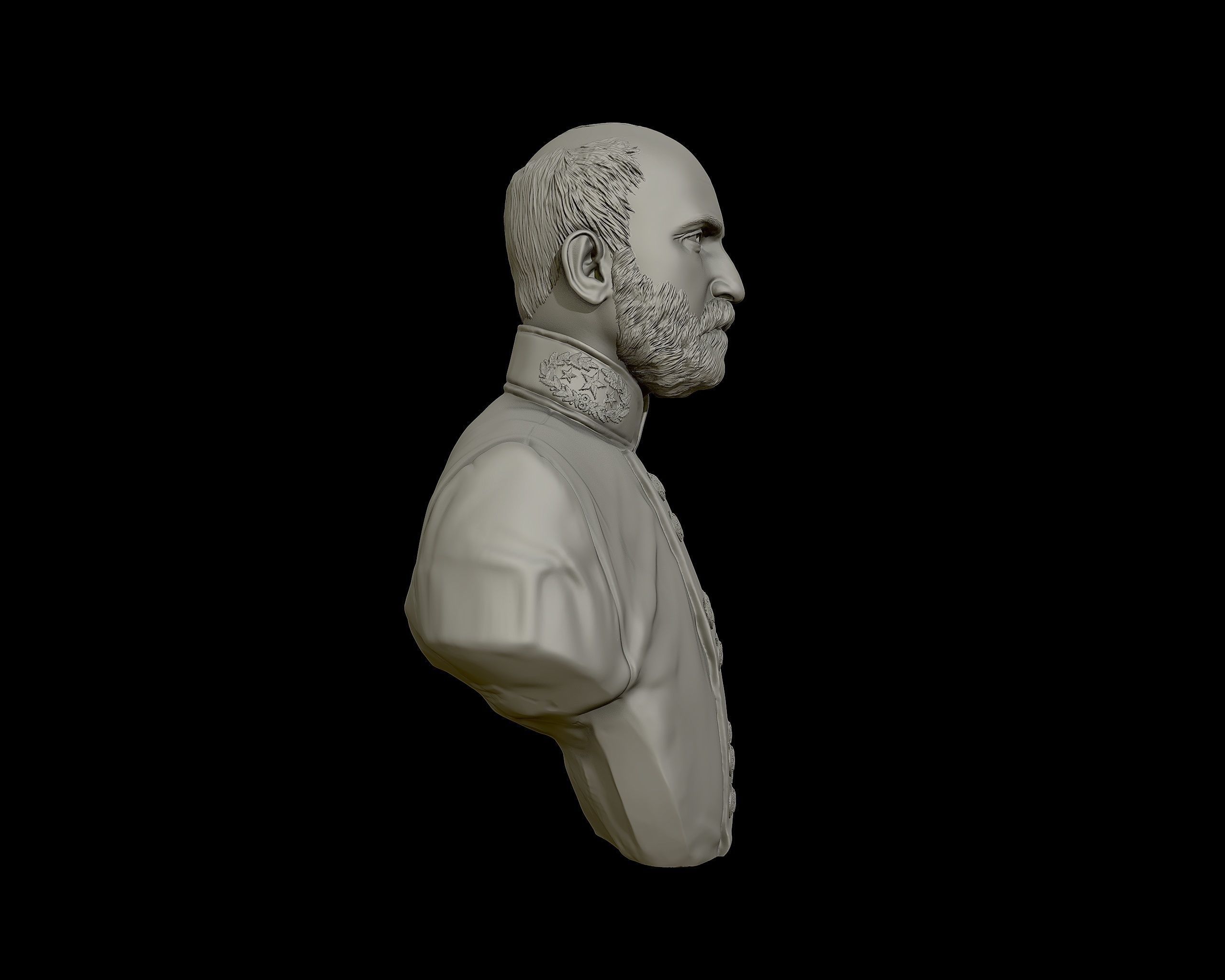 General Lewis Armistead bust sculpture 3D print model_19