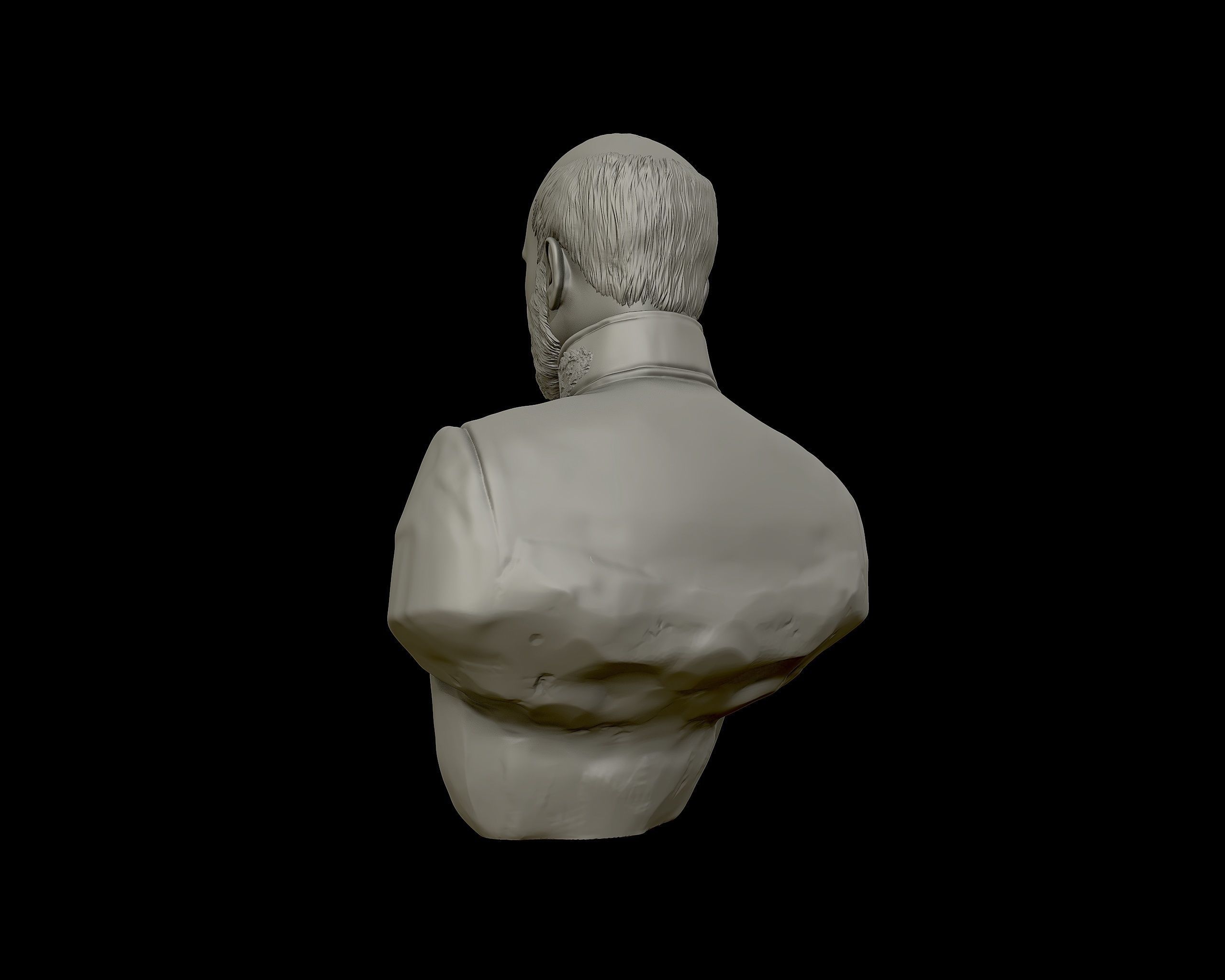 General Lewis Armistead bust sculpture 3D print model_16