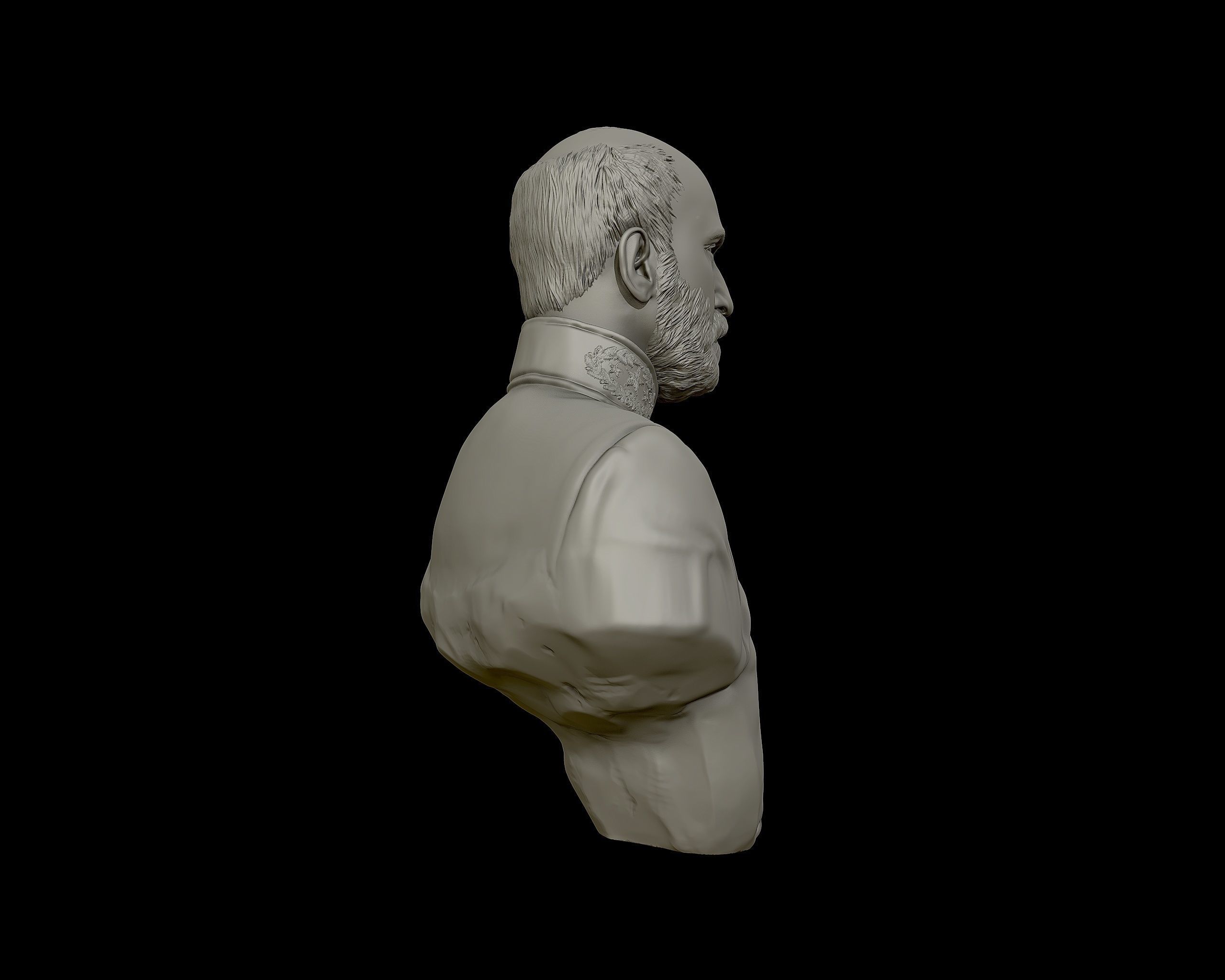 General Lewis Armistead bust sculpture 3D print model_18