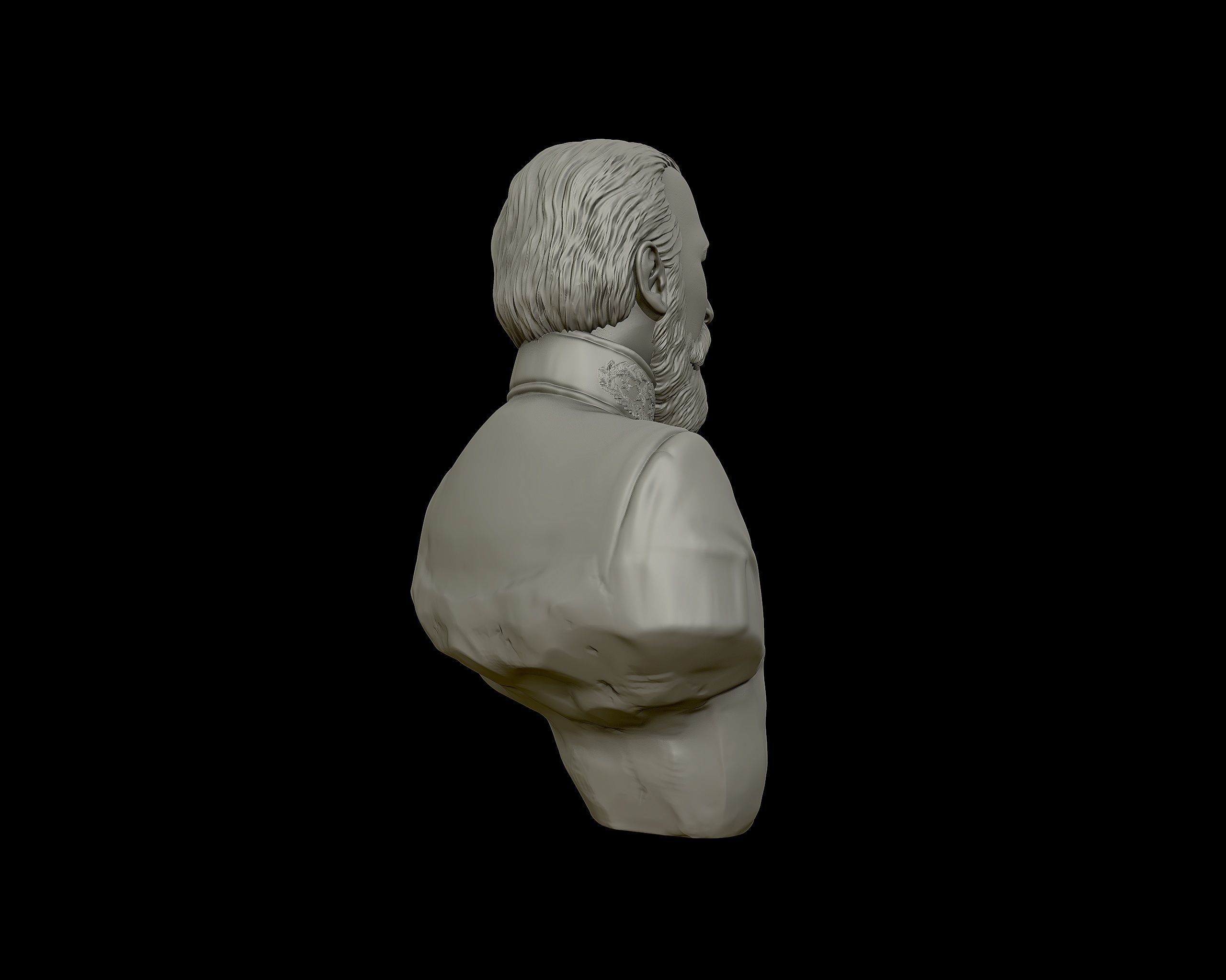General Richard Garnett bust sculpture 3D print model_18