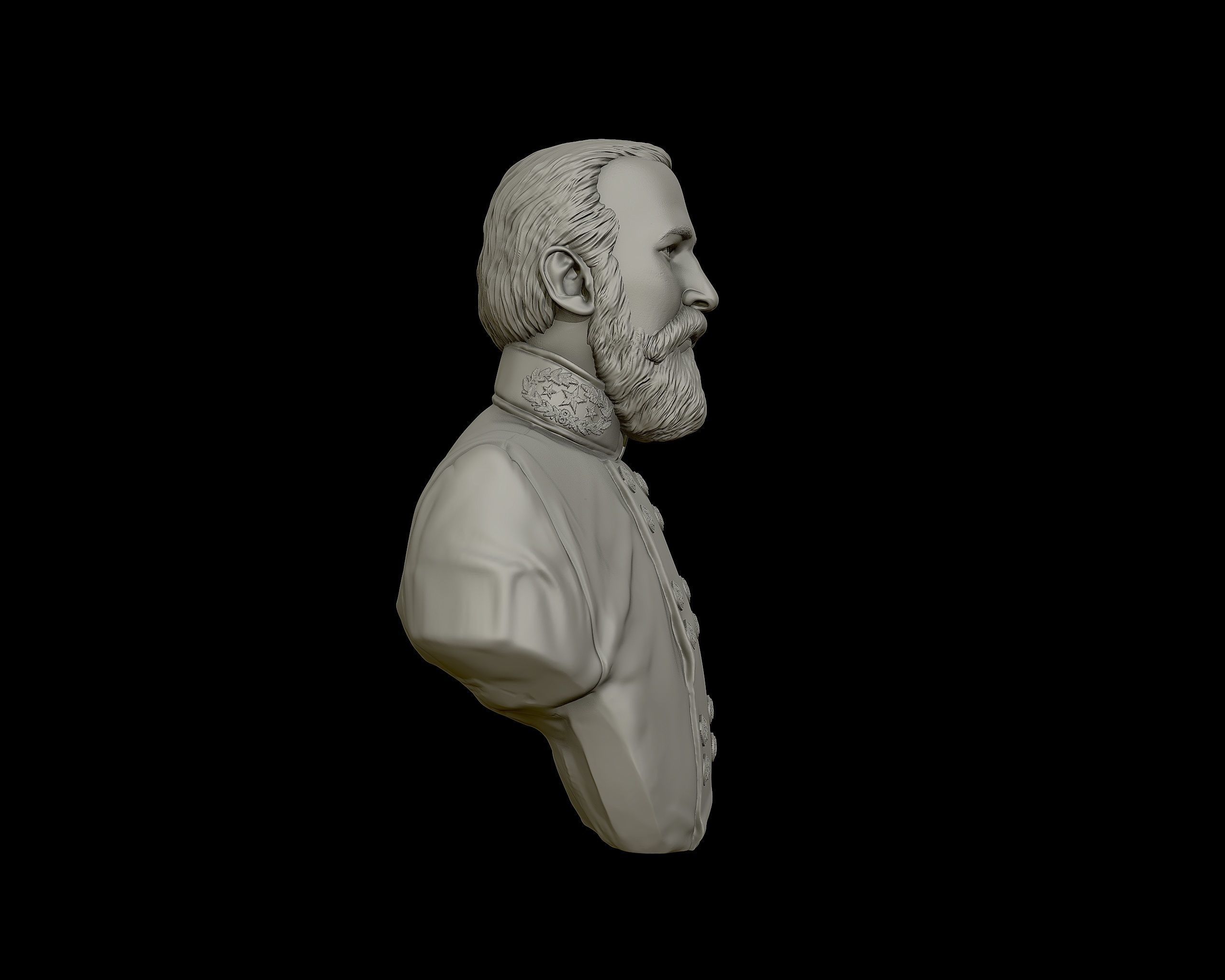 General Richard Garnett bust sculpture 3D print model_19