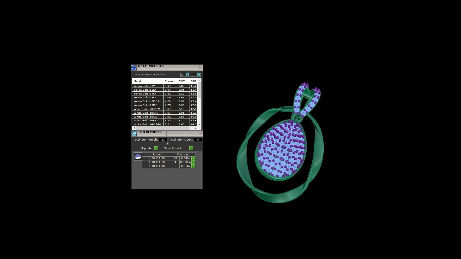 Earring Pendant Set 3dm STL OBJ FBX Renders Details 3D print model_9