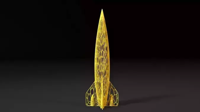 Rocket 3D print model