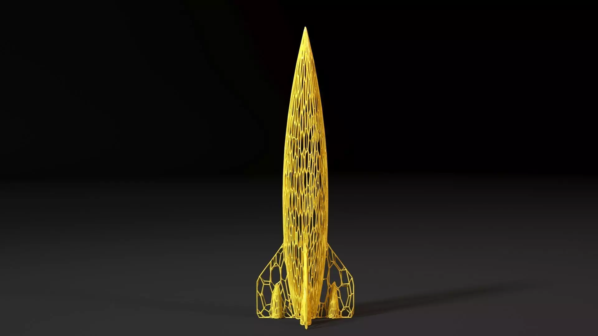 Rocket 3D print model_0