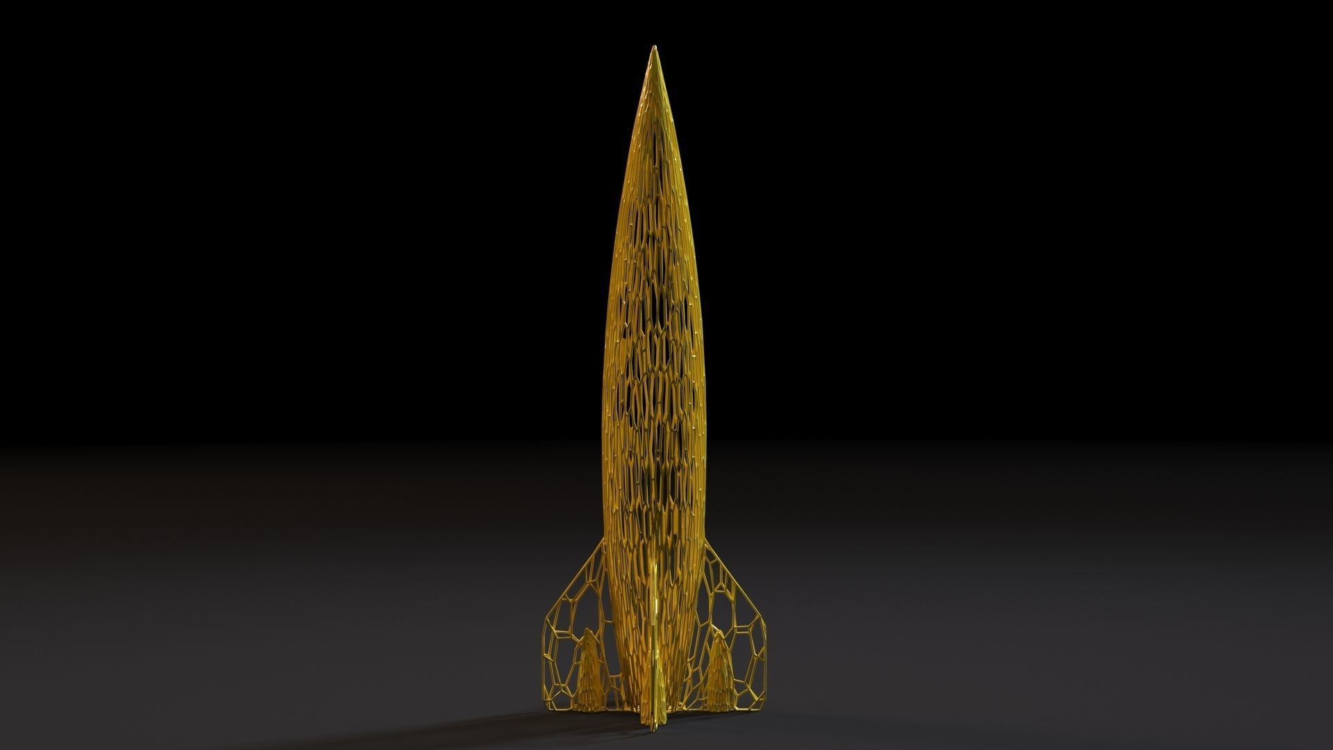 Rocket 3D print model_4