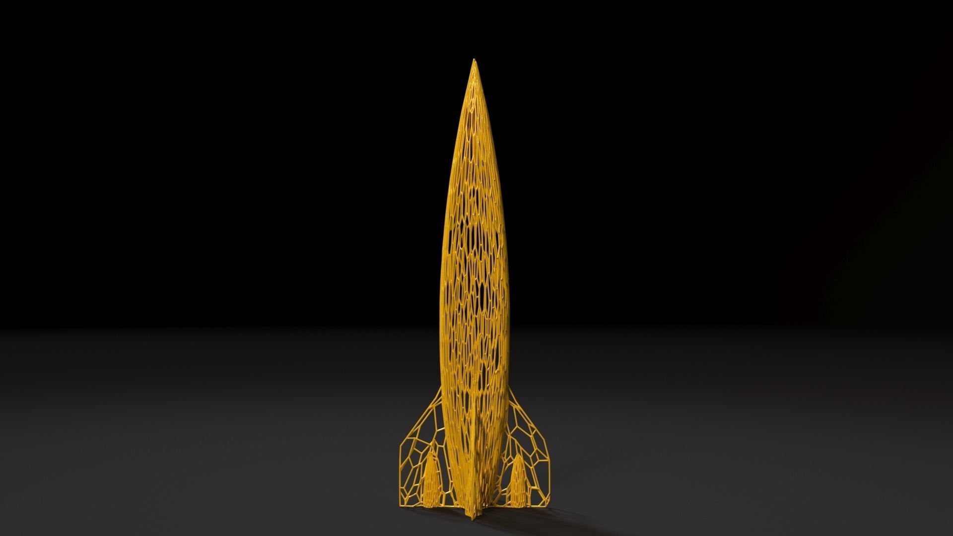 Rocket 3D print model_2