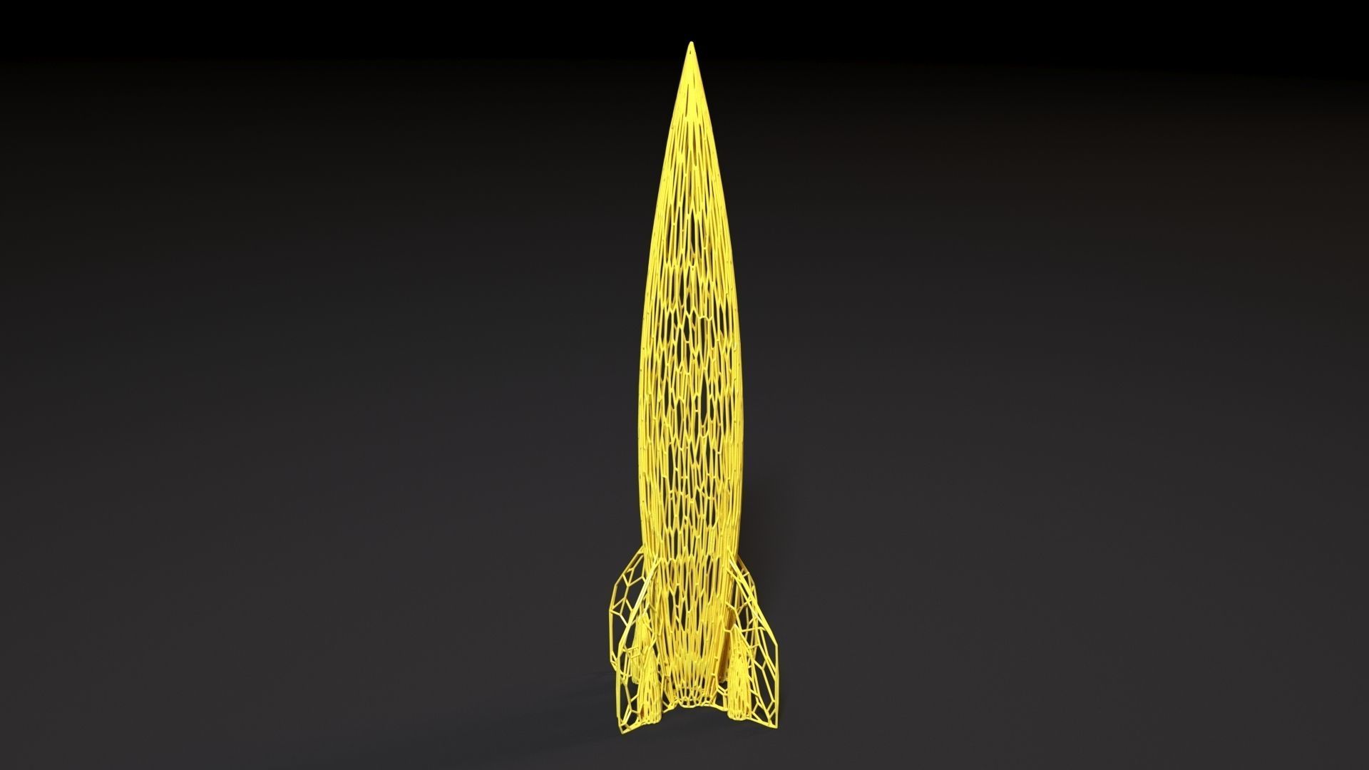 Rocket 3D print model_7