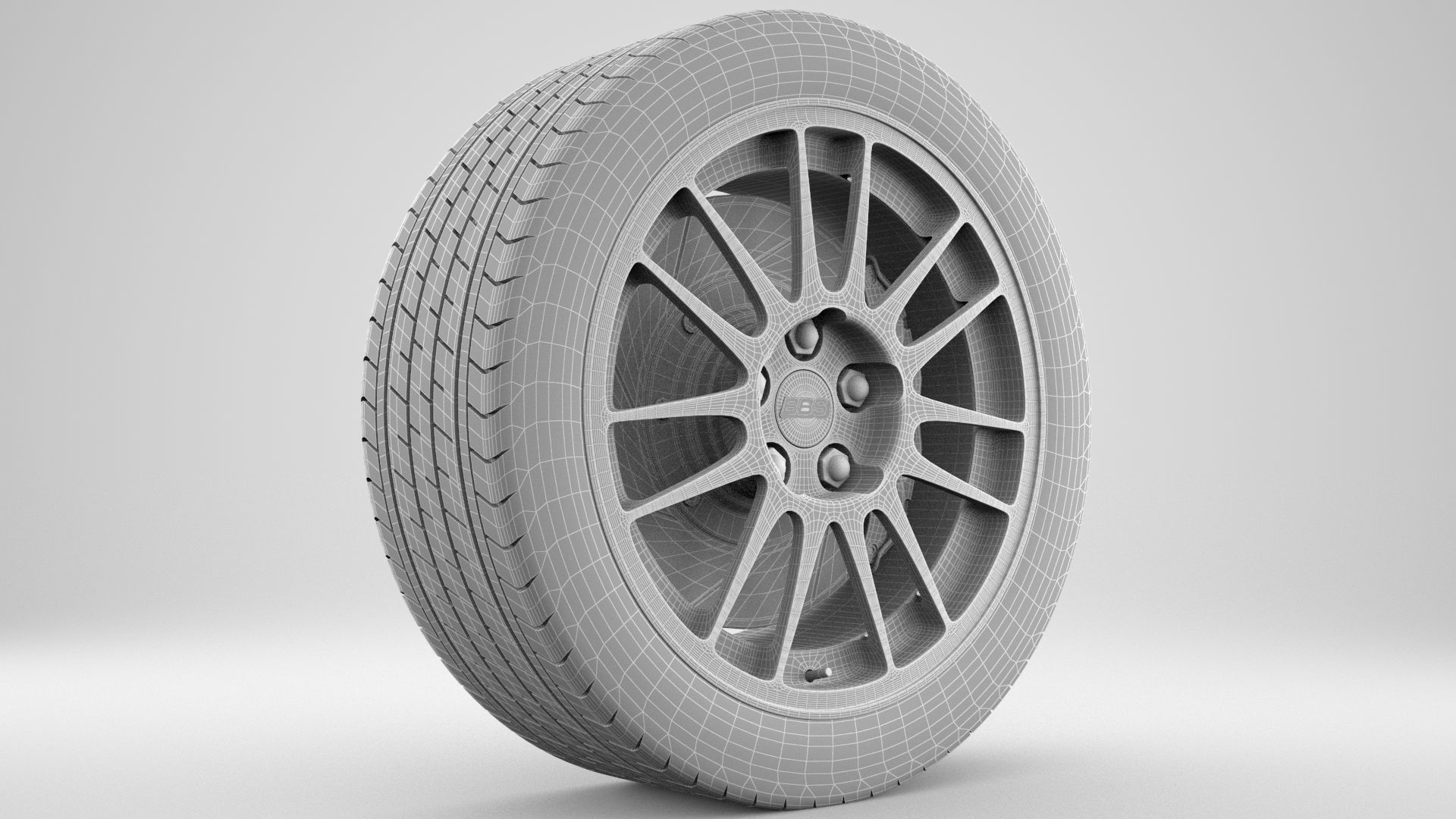 BBS Performance Evo 9 Rim 3D model | CGTrader