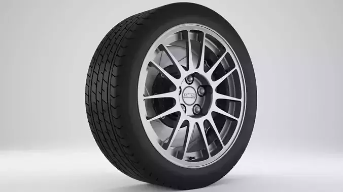 BBS Performance Evo 9 Rim 3D model