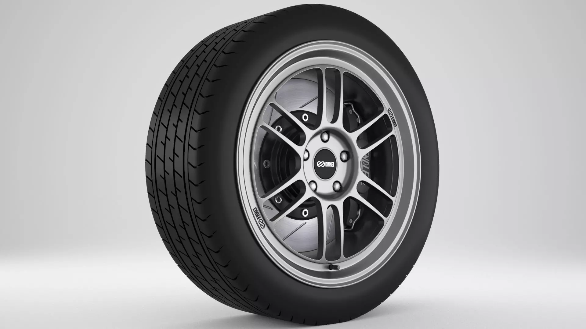 Enkei Performance RPF01 Rim 3D model_0